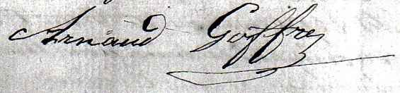 Signature Arnaud Goffre